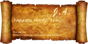 Jagyugy Aurélia névjegykártya
